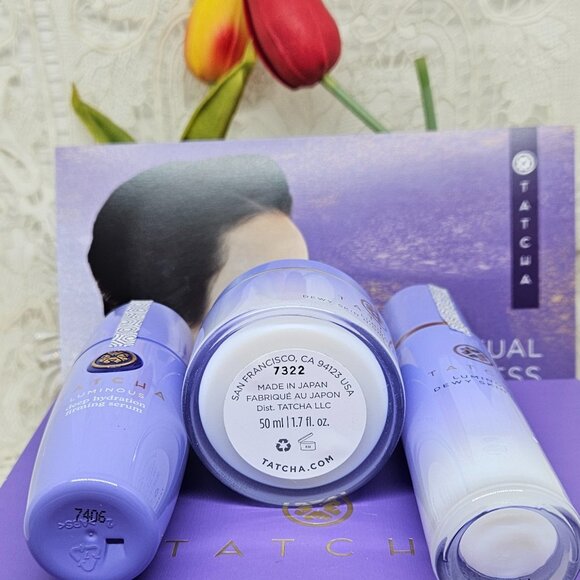 Tatcha Luminous Overnight Memory Serum Concentrate/Luminous Serum/Dewy Spray Set - Picture 3 of 3